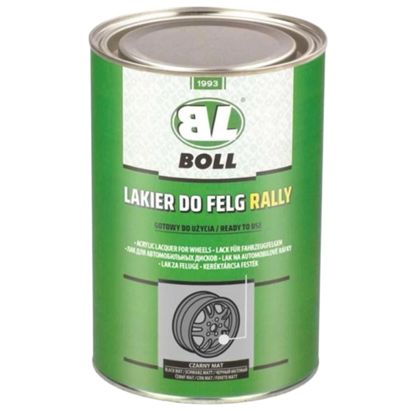 Lakier do Felg Czarny Mat BOLL 1L